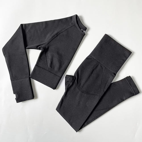 2/3/4pcs Seamless Women Yoga Set Workout Sportswear Gym Clothes
