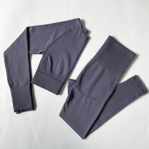 2/3/4pcs Seamless Women Yoga Set Workout Sportswear Gym Clothes