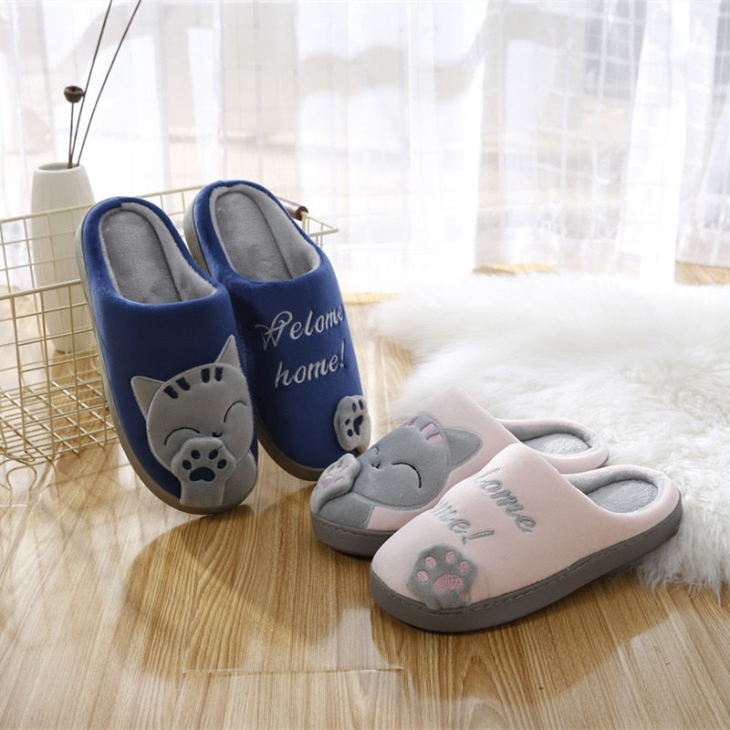 Womens Winter Home Shoes Cats | Dropshipping Winter Slippers - Women