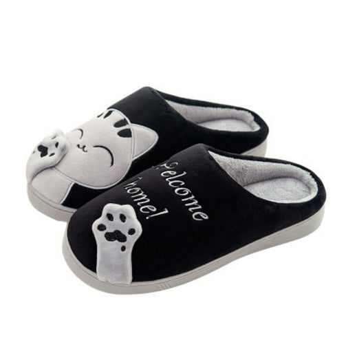 Womens Winter Home Shoes Cats | Dropshipping Winter Slippers - Women
