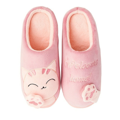 Womens Winter Home Shoes Cats | Dropshipping Winter Slippers - Women