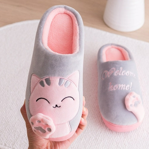 Womens Winter Home Shoes Cats | Dropshipping Winter Slippers - Women