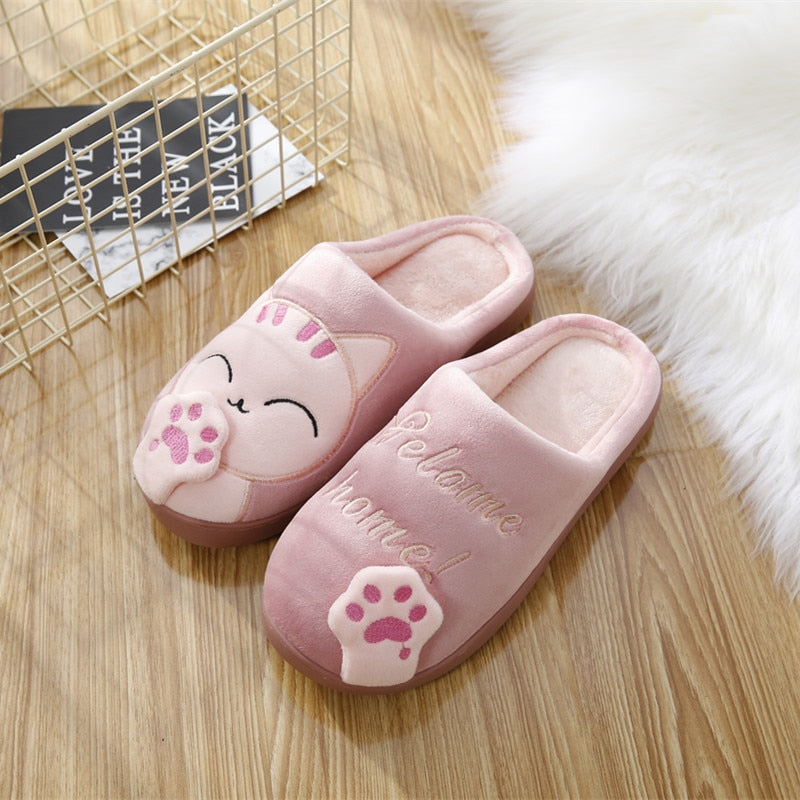 Womens Winter Home Shoes Cats | Dropshipping Winter Slippers - Women