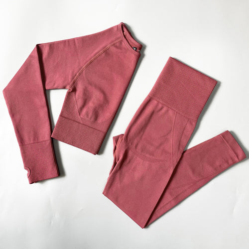 2/3/4pcs Seamless Women Yoga Set Workout Sportswear Gym Clothes