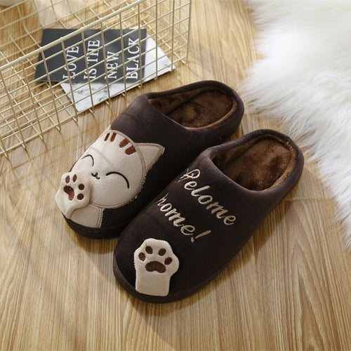 Womens Winter Home Shoes Cats | Dropshipping Winter Slippers - Women